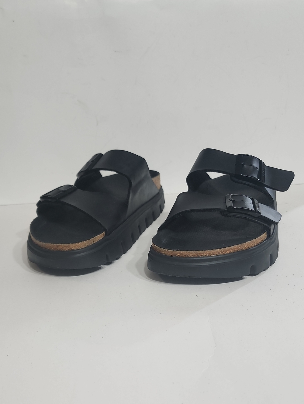 Birkenstock Papillio by Birkenstock Arizona Exquisite Chunky Slide Sandal Sz 42